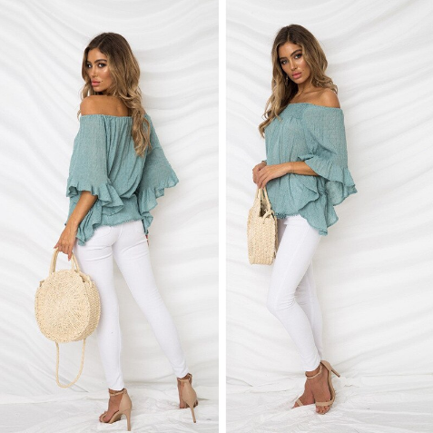 Top Seller! Off The Shoulder Baja Top Collection - 3 Colors To Choose From