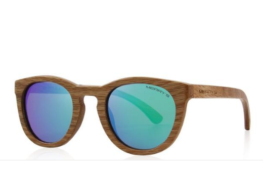Hand Crafted Wooden Sunglasses 6 Lens Colors To Choose From