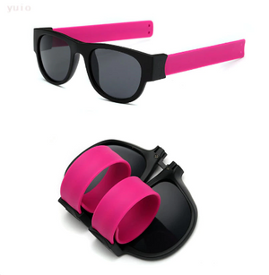 NEW Top Seller! Unisex Slap-On Collapsible Sunglasses