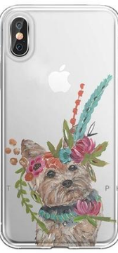 Boho Inspired Yorkie, Labrador & Pig Design Cell Phone Cases For iPhones