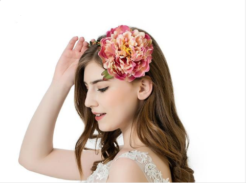 Bohemian Flower Statement  Headband 6 Colors to Choose From