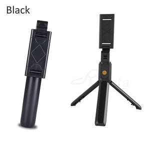 3 in 1 Wireless Bluetooth Selfie Stick for iPhone& Androids With Fold-able Tripod