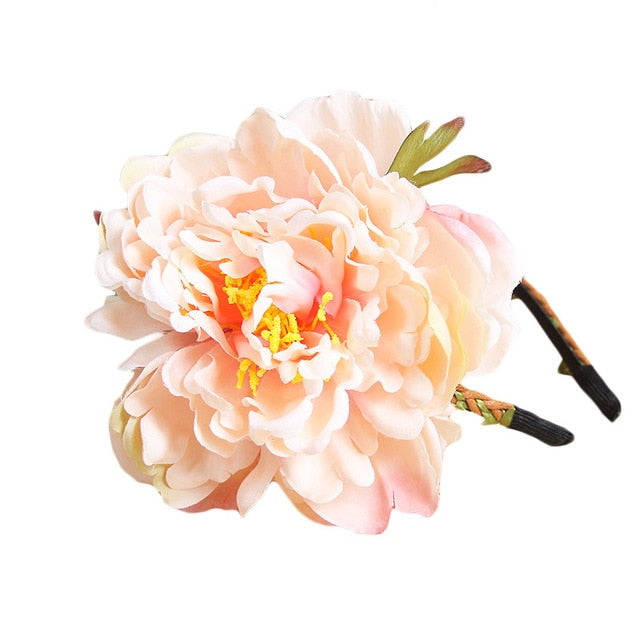 Bohemian Flower Statement  Headband 6 Colors to Choose From