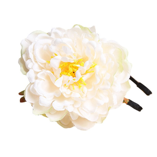 Bohemian Flower Statement  Headband 6 Colors to Choose From