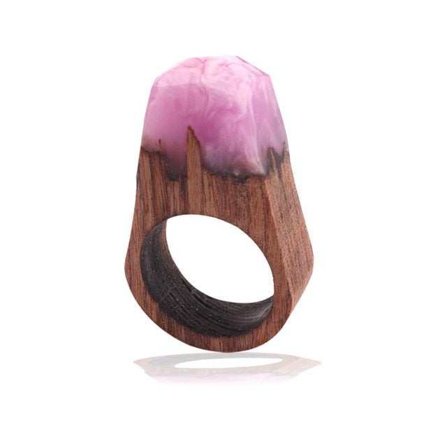 ROXI  Wood & Resin Ring Sz 8 & 9