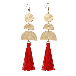 Top Seller! Bohemian Tassel Earrings 5 Colors To Choose From