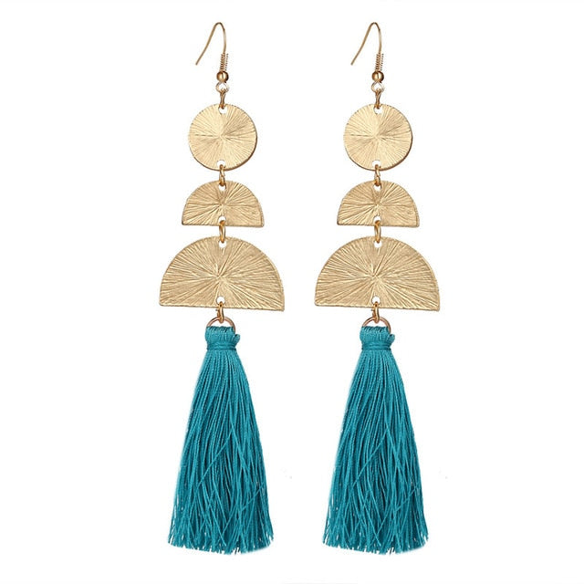 Top Seller! Bohemian Tassel Earrings 5 Colors To Choose From