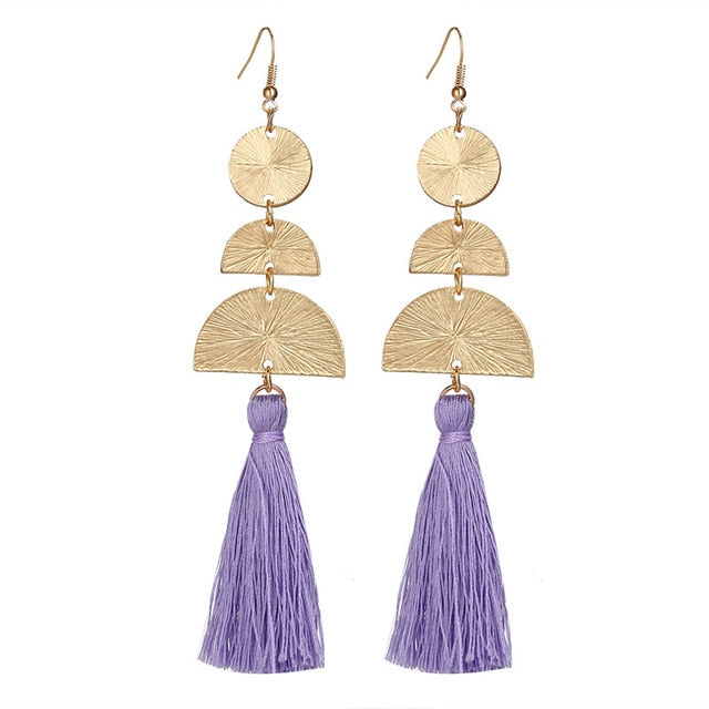 Top Seller! Bohemian Tassel Earrings 5 Colors To Choose From