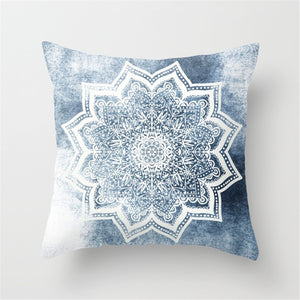 Mandala Cushion Cover Bohemian Style Geometric Pillow Case Decorative Pillow Cover For Sofa Car Home almofada Polyester Material