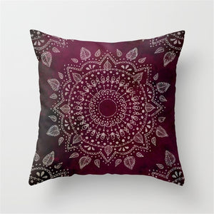 Mandala Cushion Cover Bohemian Style Geometric Pillow Case Decorative Pillow Cover For Sofa Car Home almofada Polyester Material