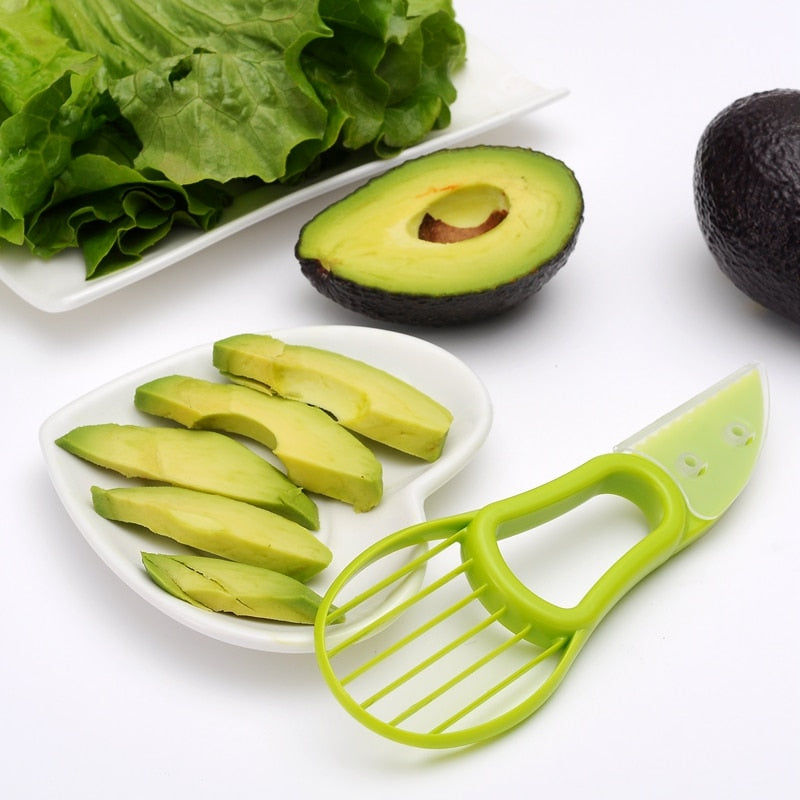 Genius! 3-in-1 Avocado Peeler, Corer & Slicer Tool