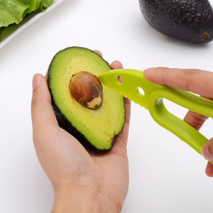 Genius! 3-in-1 Avocado Peeler, Corer & Slicer Tool