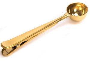 All-In-One Stainless Steele Coffee Measuring Spoon & Bag Clip