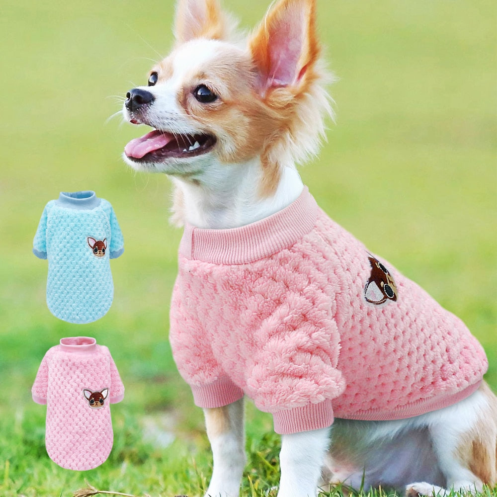 Top Seller! Cute & Comfy Pull-Over For Dogs -Pink or Powder Blue