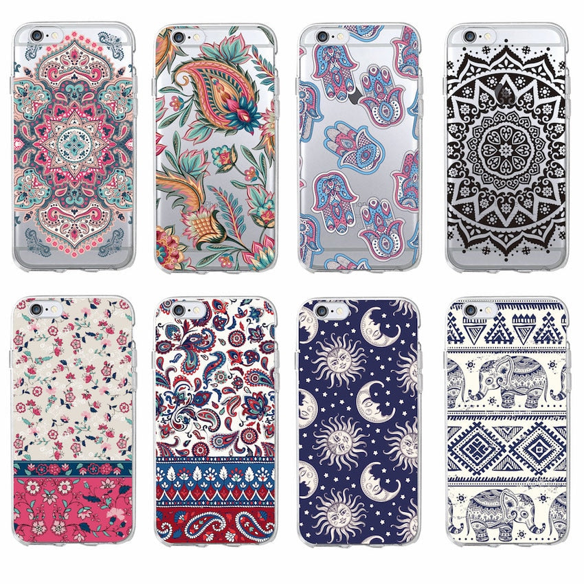 Boho Zen Floral Collection For iPhones & Samsung -8 Designs