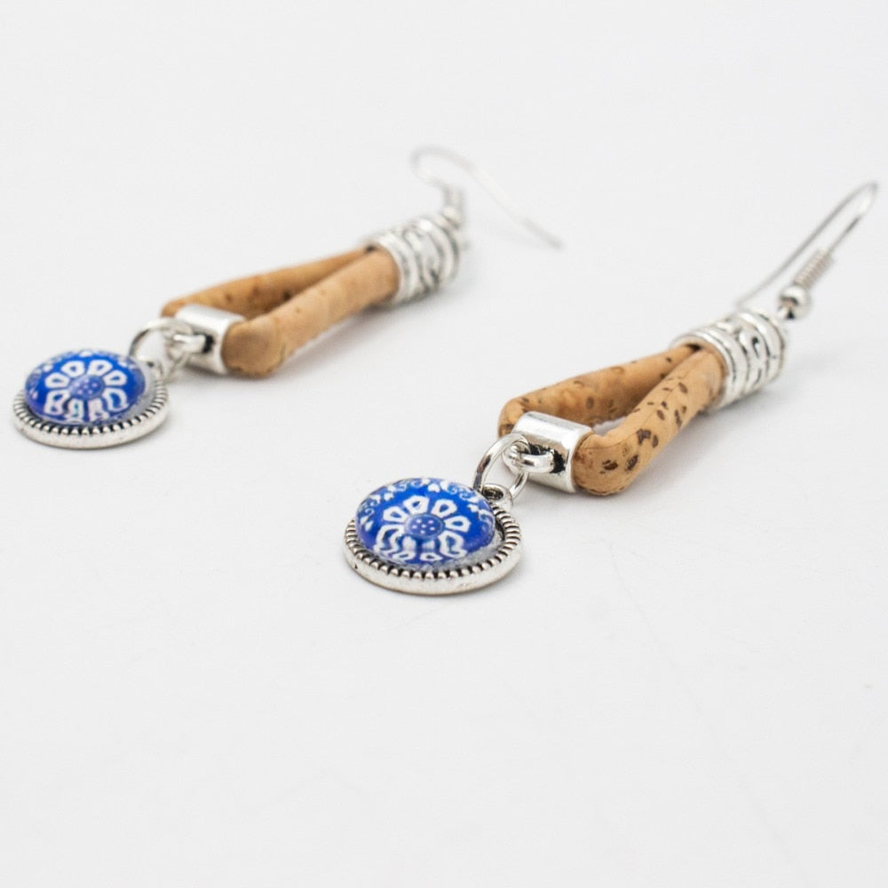 Four Piece Boho Ceramic Jewelry Set From Portugal