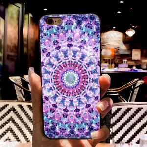 Bohemian Abstract Flower iPhone Case -9 Design Options