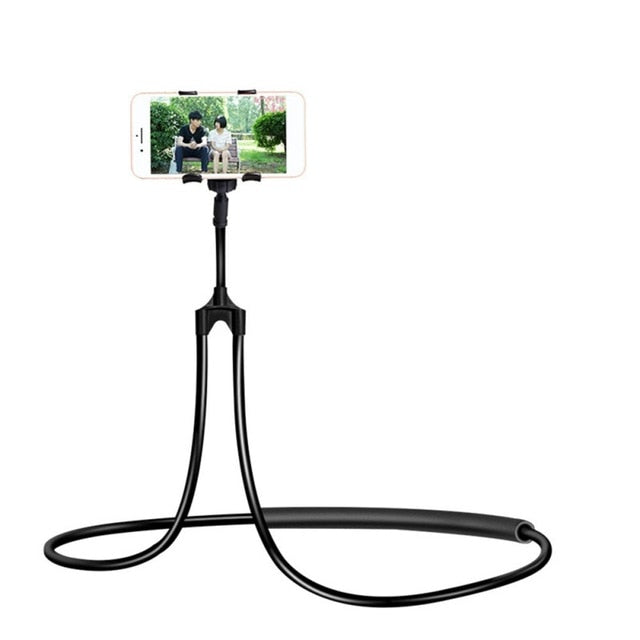 NEW Top Seller! Flexible Hanging Neck Phone Holder/Stand -4 Color Options