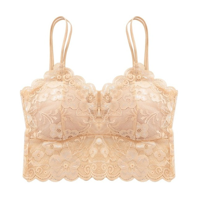 Boho Lace Bralette Crop Top -5 Color Options