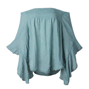 Top Seller! Off The Shoulder Baja Top Collection - 3 Colors To Choose From