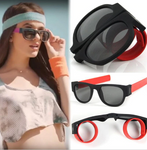 NEW Top Seller! Unisex Slap-On Collapsible Sunglasses